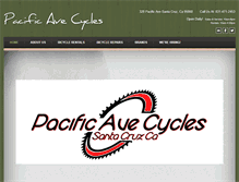 Tablet Screenshot of pacificavecycles.com